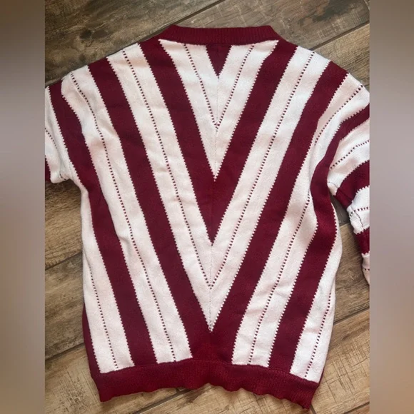 PRETTYGARDEN Women's Fashion Long Sleeve Striped Color Block Knitted Sweater - Picture 7 of 8